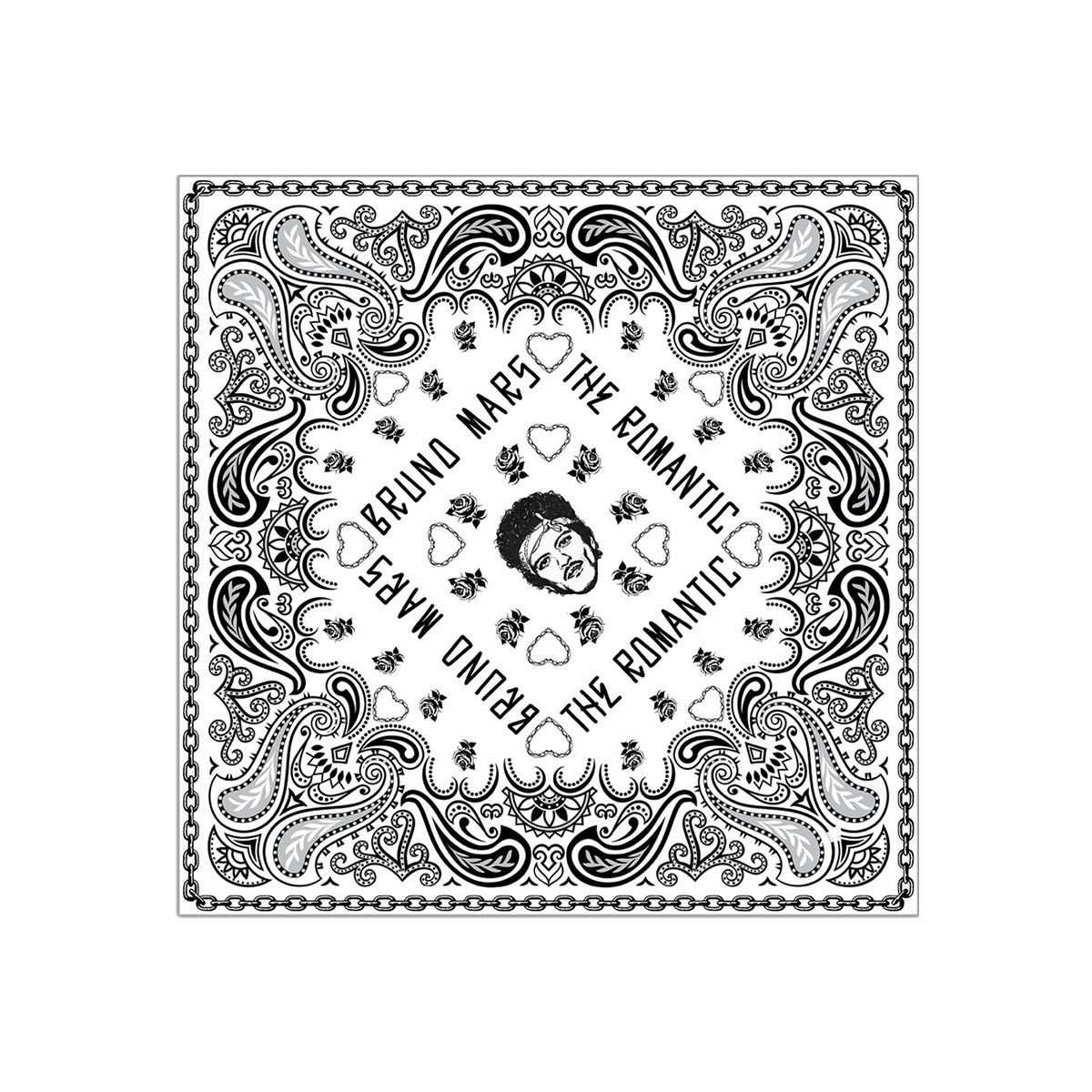 The Romantic Tour Bandana - White – Bruno Mars EU