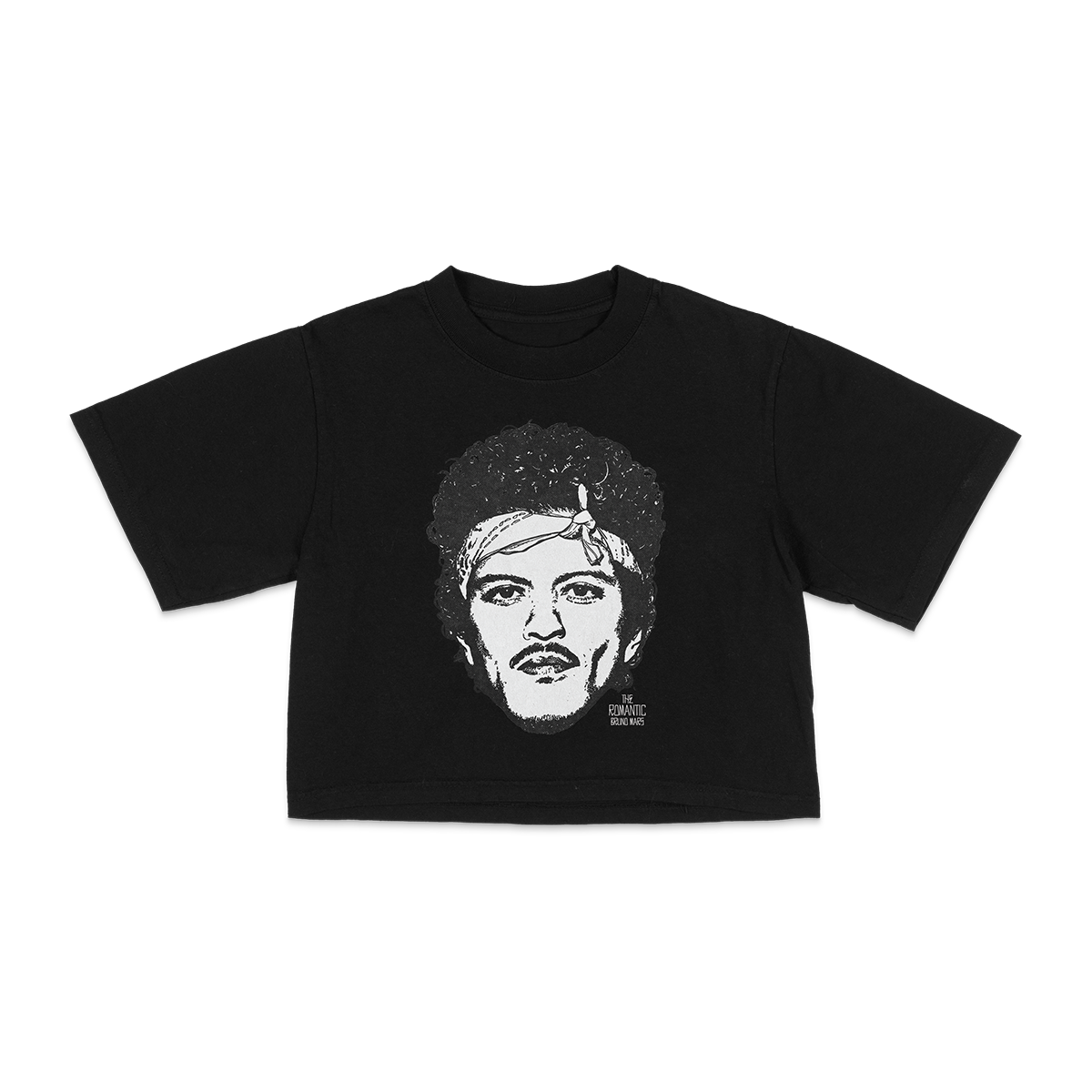 The Romantic Art Cropped Tee - Black – Bruno Mars EU