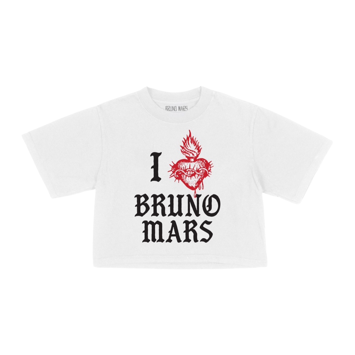 I Heart Bruno Cropped Tee