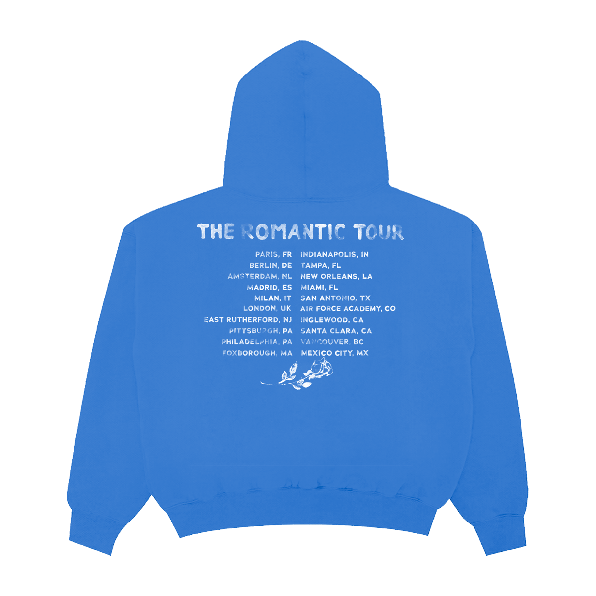 The Romantic Tour Blue Hoodie – Bruno Mars EU
